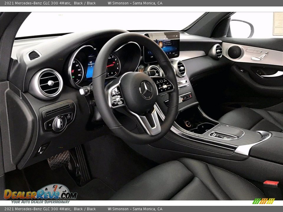 2021 Mercedes-Benz GLC 300 4Matic Black / Black Photo #4
