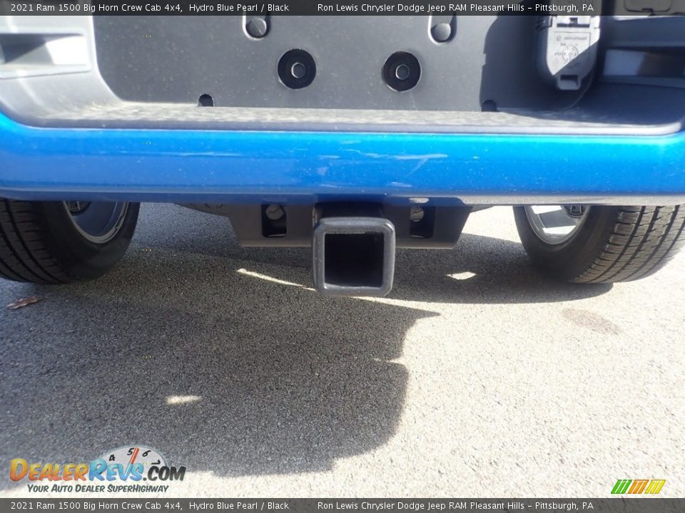 2021 Ram 1500 Big Horn Crew Cab 4x4 Hydro Blue Pearl / Black Photo #9