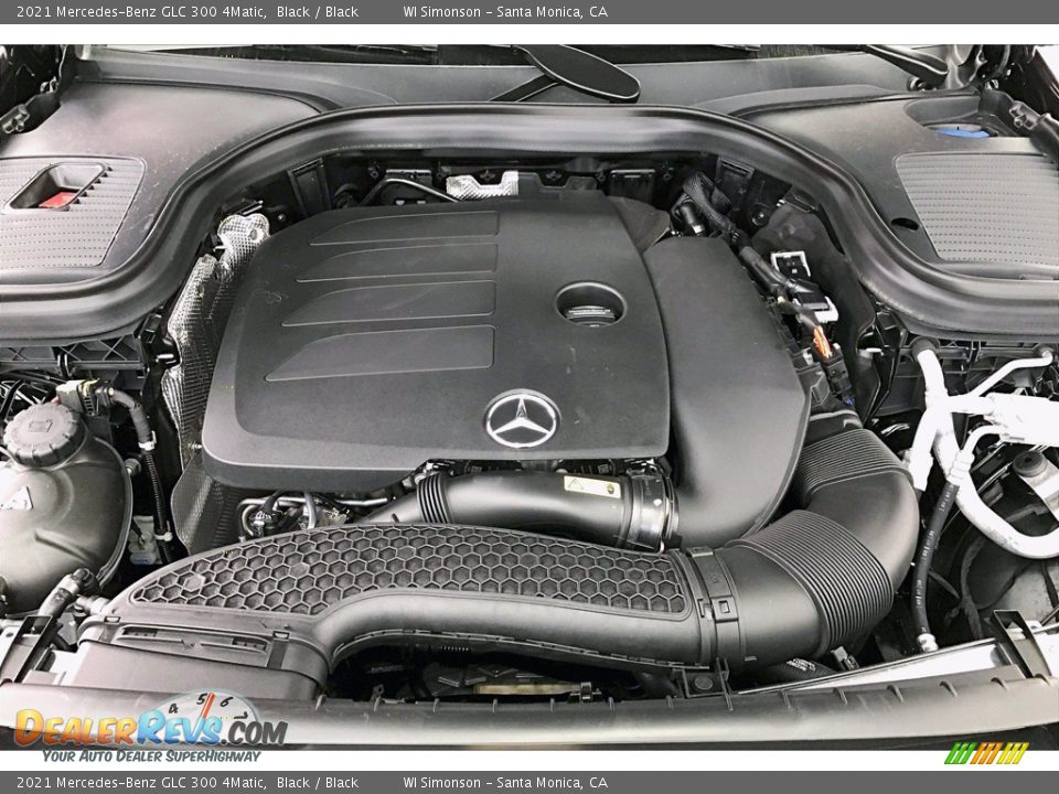 2021 Mercedes-Benz GLC 300 4Matic Black / Black Photo #8
