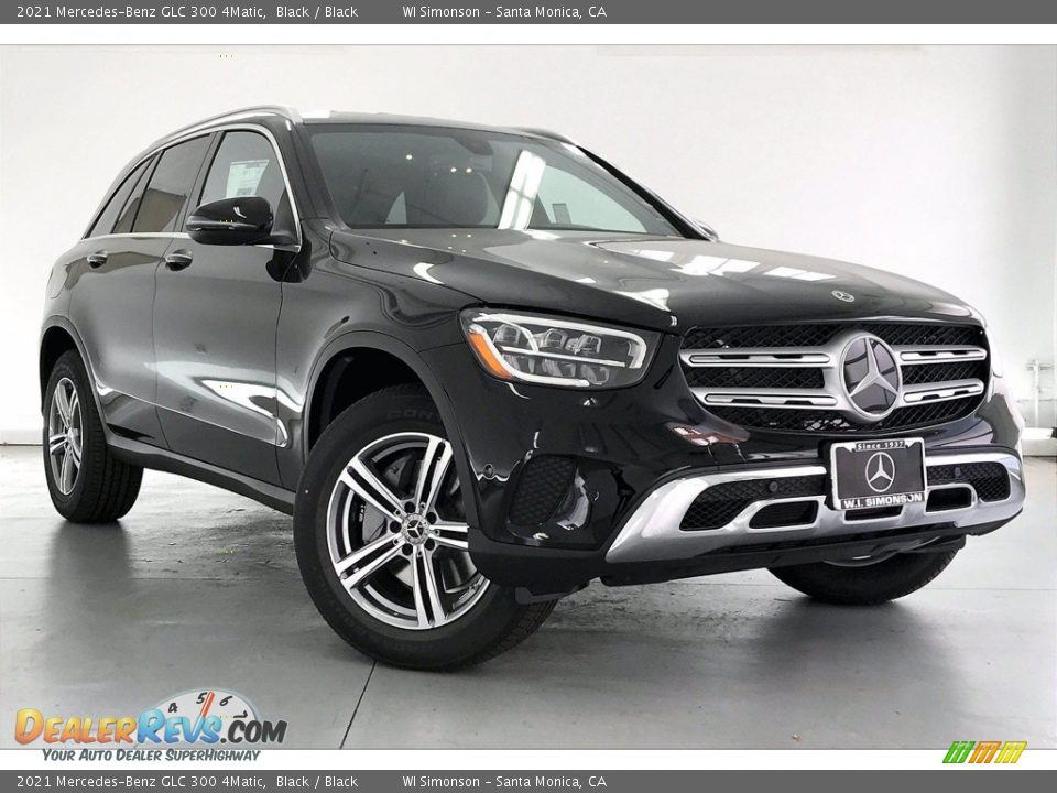 2021 Mercedes-Benz GLC 300 4Matic Black / Black Photo #12