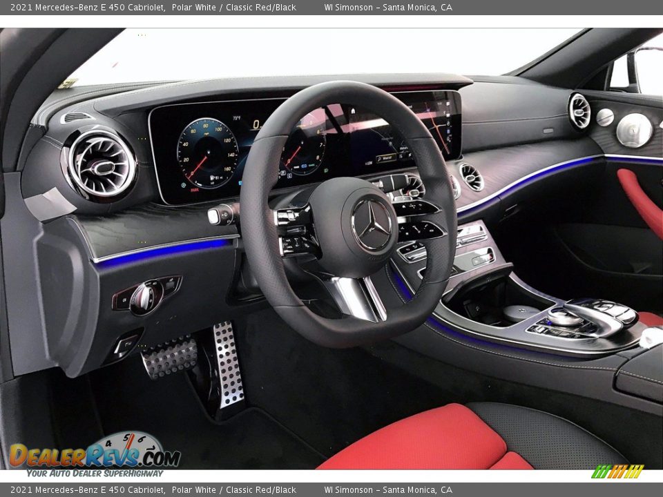 Dashboard of 2021 Mercedes-Benz E 450 Cabriolet Photo #4