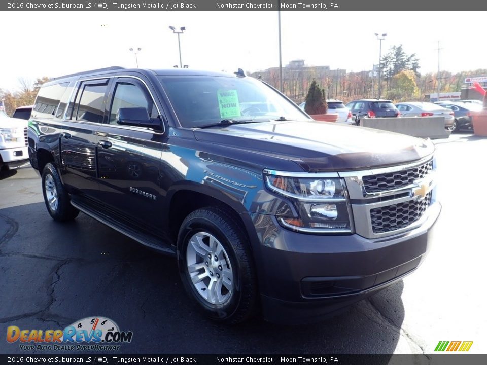 2016 Chevrolet Suburban LS 4WD Tungsten Metallic / Jet Black Photo #11