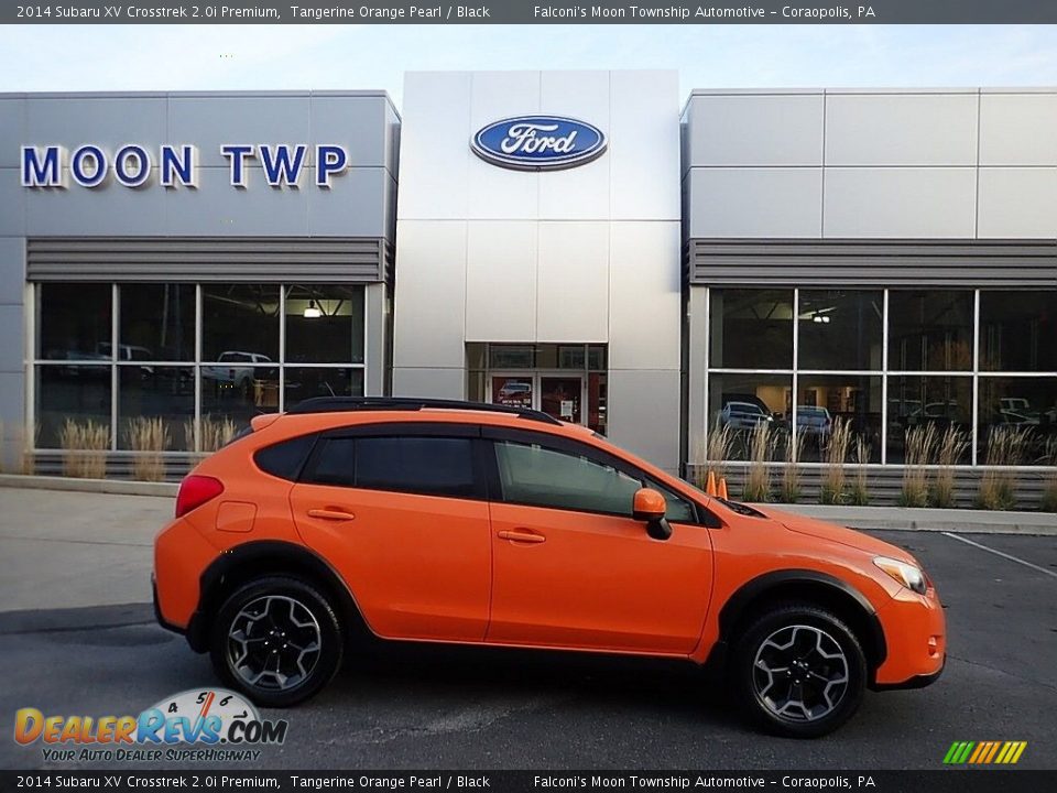 2014 Subaru XV Crosstrek 2.0i Premium Tangerine Orange Pearl / Black Photo #1