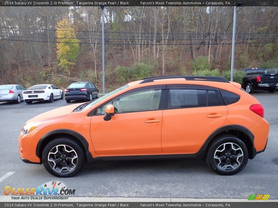 2014 Subaru XV Crosstrek 2.0i Premium Tangerine Orange Pearl / Black Photo #6