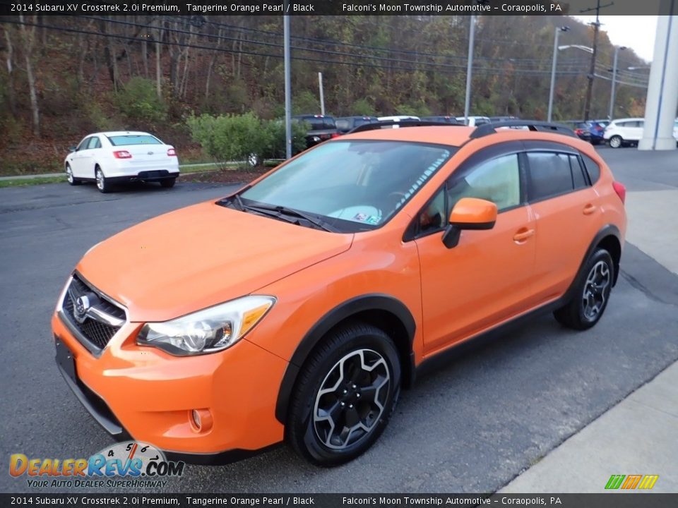 2014 Subaru XV Crosstrek 2.0i Premium Tangerine Orange Pearl / Black Photo #7