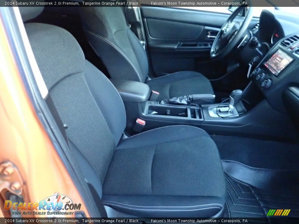 2014 Subaru XV Crosstrek 2.0i Premium Tangerine Orange Pearl / Black Photo #11
