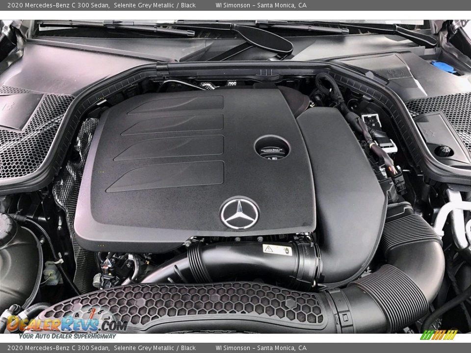 2020 Mercedes-Benz C 300 Sedan Selenite Grey Metallic / Black Photo #8