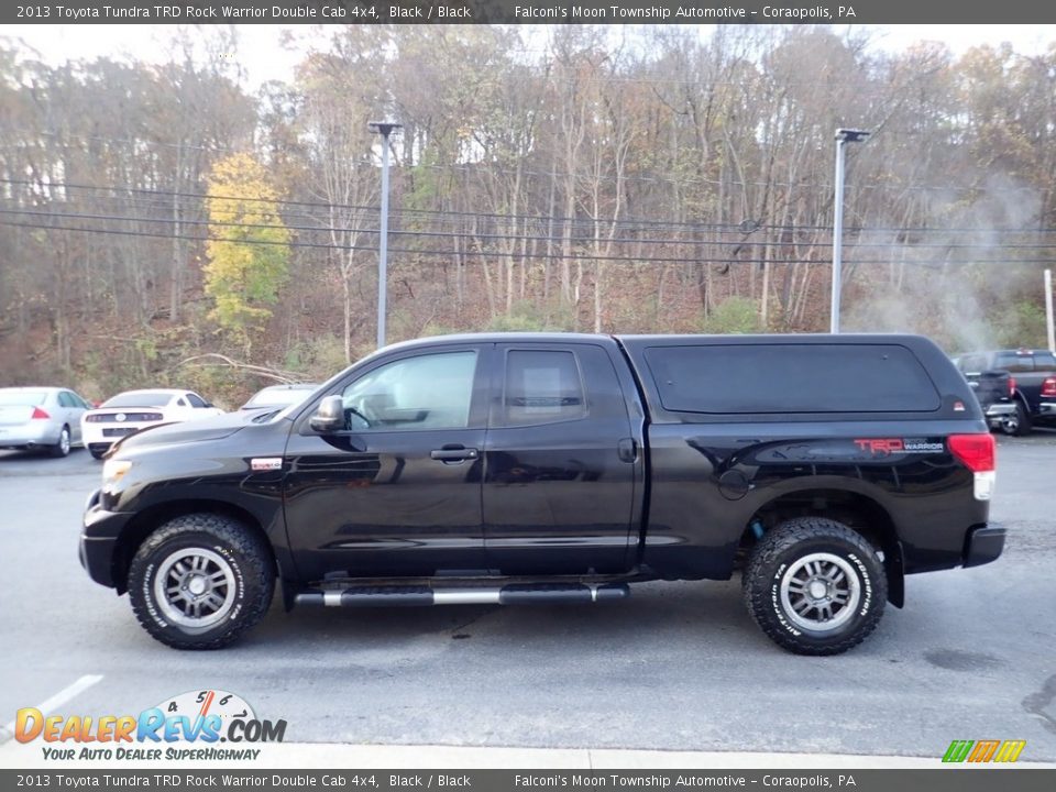 2013 Toyota Tundra TRD Rock Warrior Double Cab 4x4 Black / Black Photo #5