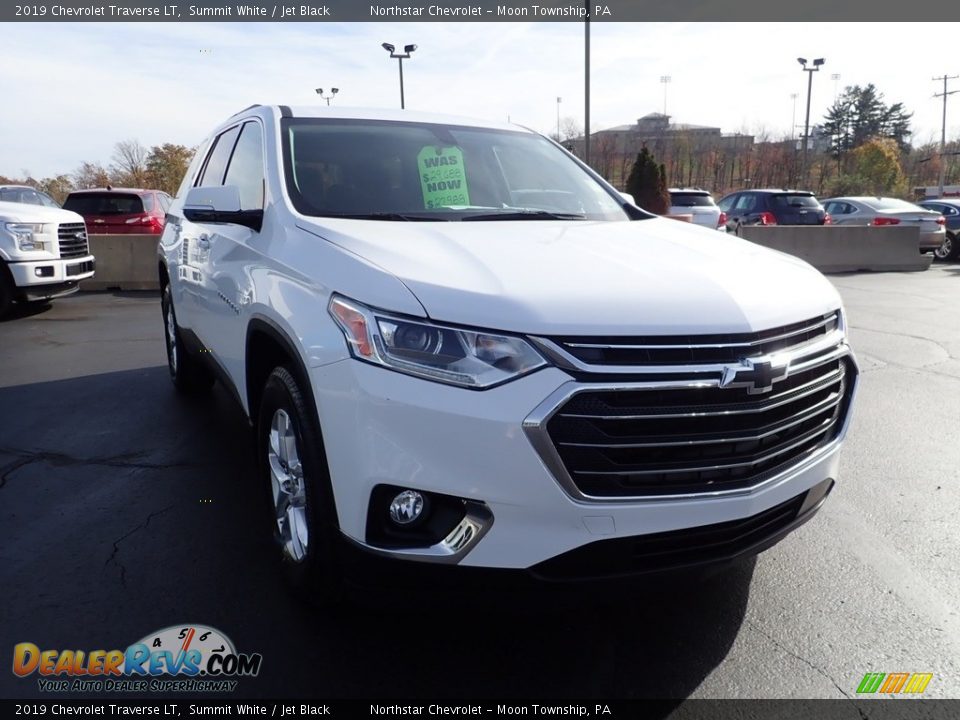 2019 Chevrolet Traverse LT Summit White / Jet Black Photo #12