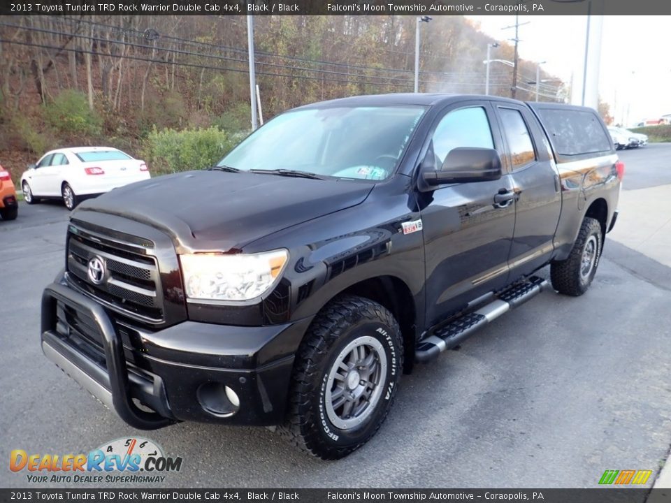 2013 Toyota Tundra TRD Rock Warrior Double Cab 4x4 Black / Black Photo #6