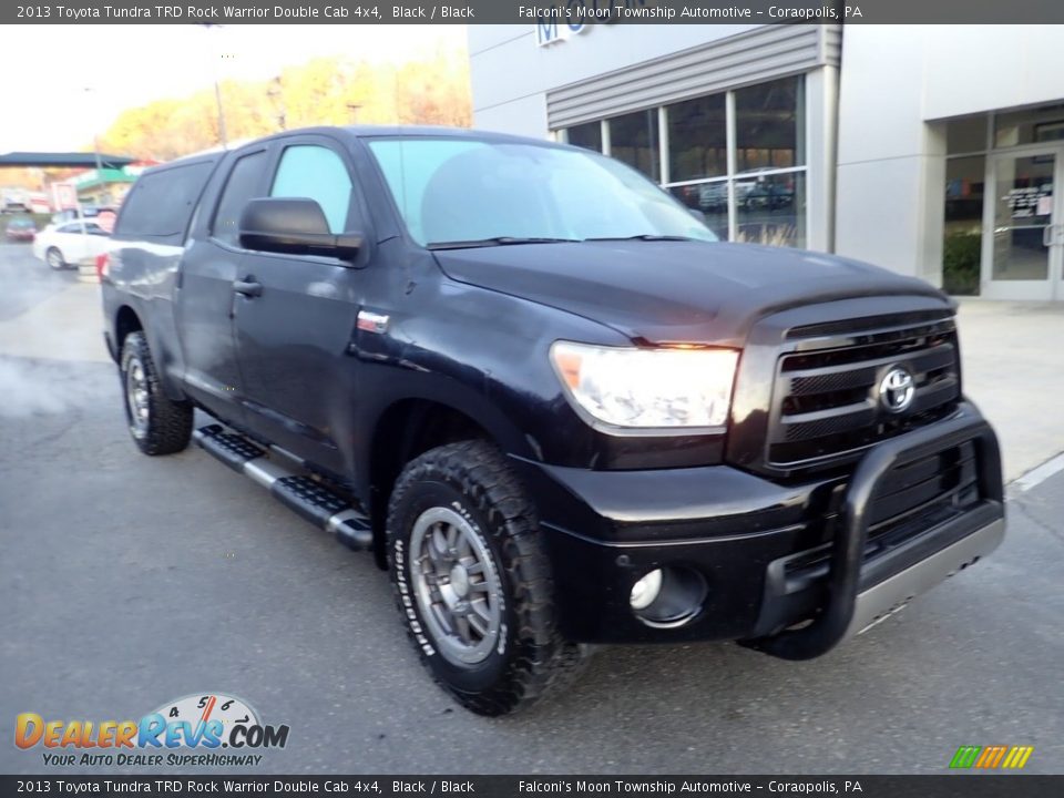 2013 Toyota Tundra TRD Rock Warrior Double Cab 4x4 Black / Black Photo #8