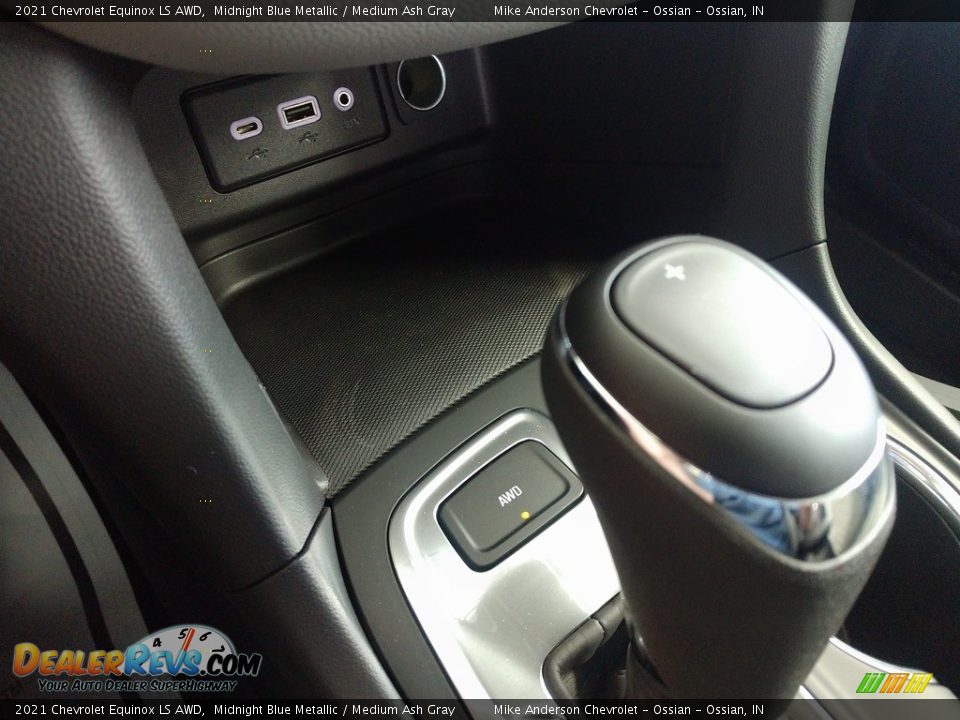 2021 Chevrolet Equinox LS AWD Midnight Blue Metallic / Medium Ash Gray Photo #29