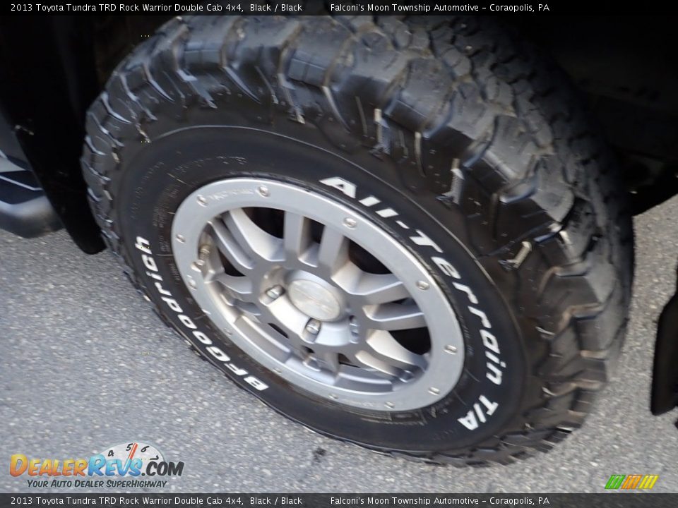 2013 Toyota Tundra TRD Rock Warrior Double Cab 4x4 Black / Black Photo #9