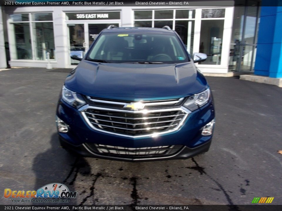 2021 Chevrolet Equinox Premier AWD Pacific Blue Metallic / Jet Black Photo #2