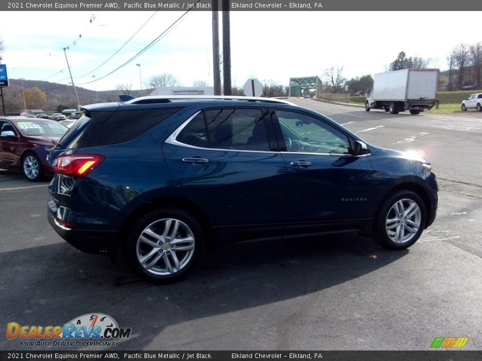2021 Chevrolet Equinox Premier AWD Pacific Blue Metallic / Jet Black Photo #4