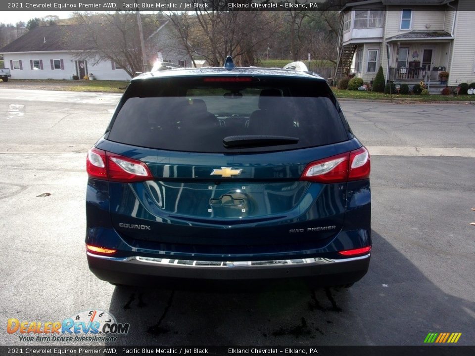 2021 Chevrolet Equinox Premier AWD Pacific Blue Metallic / Jet Black Photo #5