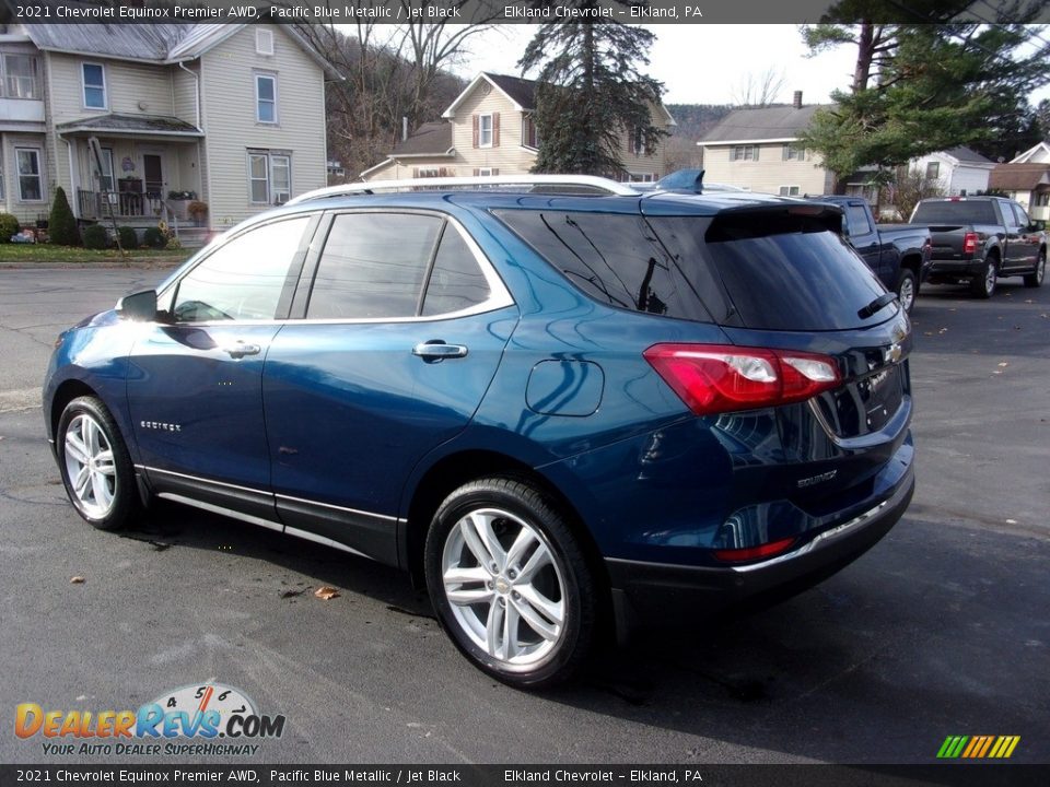 2021 Chevrolet Equinox Premier AWD Pacific Blue Metallic / Jet Black Photo #6