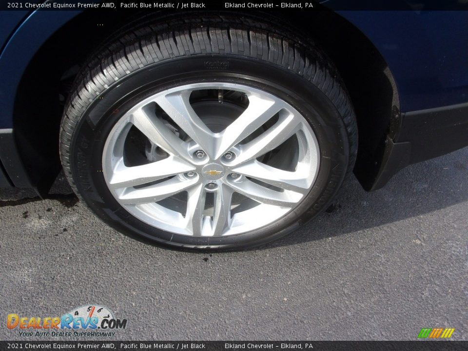 2021 Chevrolet Equinox Premier AWD Pacific Blue Metallic / Jet Black Photo #9