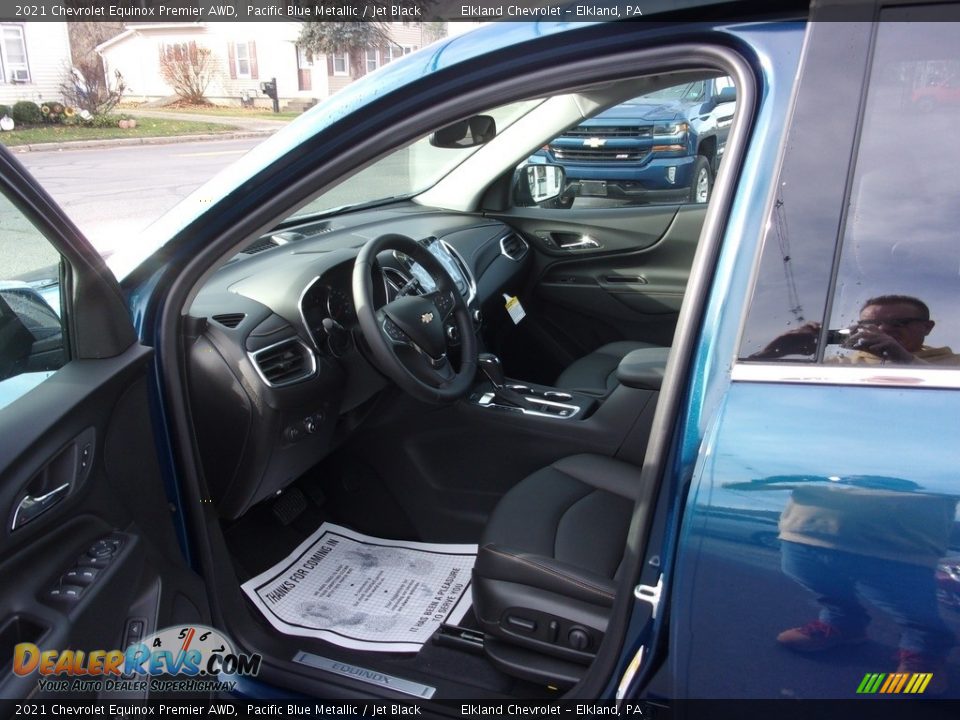 2021 Chevrolet Equinox Premier AWD Pacific Blue Metallic / Jet Black Photo #10