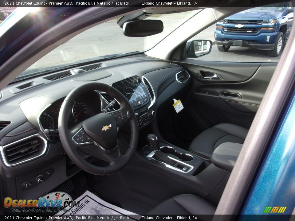 2021 Chevrolet Equinox Premier AWD Pacific Blue Metallic / Jet Black Photo #11