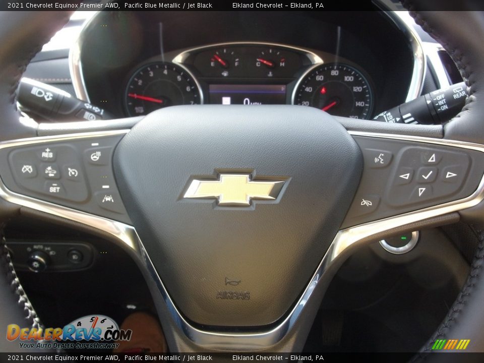 2021 Chevrolet Equinox Premier AWD Pacific Blue Metallic / Jet Black Photo #18