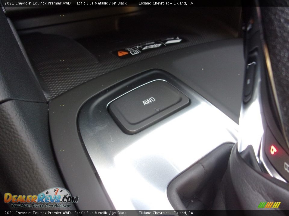 2021 Chevrolet Equinox Premier AWD Pacific Blue Metallic / Jet Black Photo #26