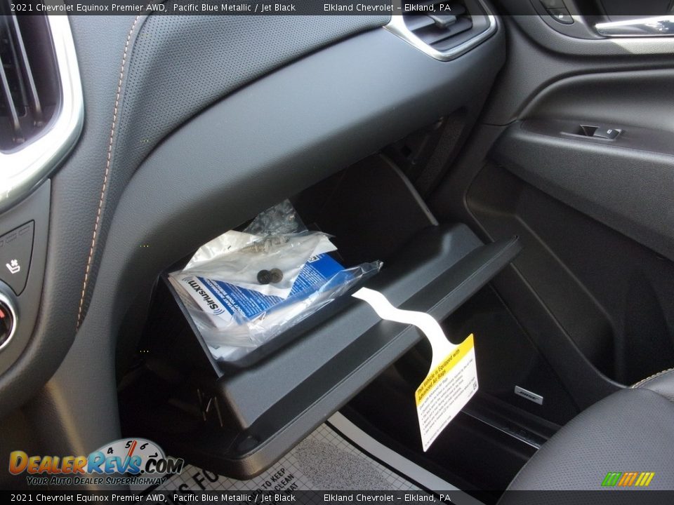 2021 Chevrolet Equinox Premier AWD Pacific Blue Metallic / Jet Black Photo #28