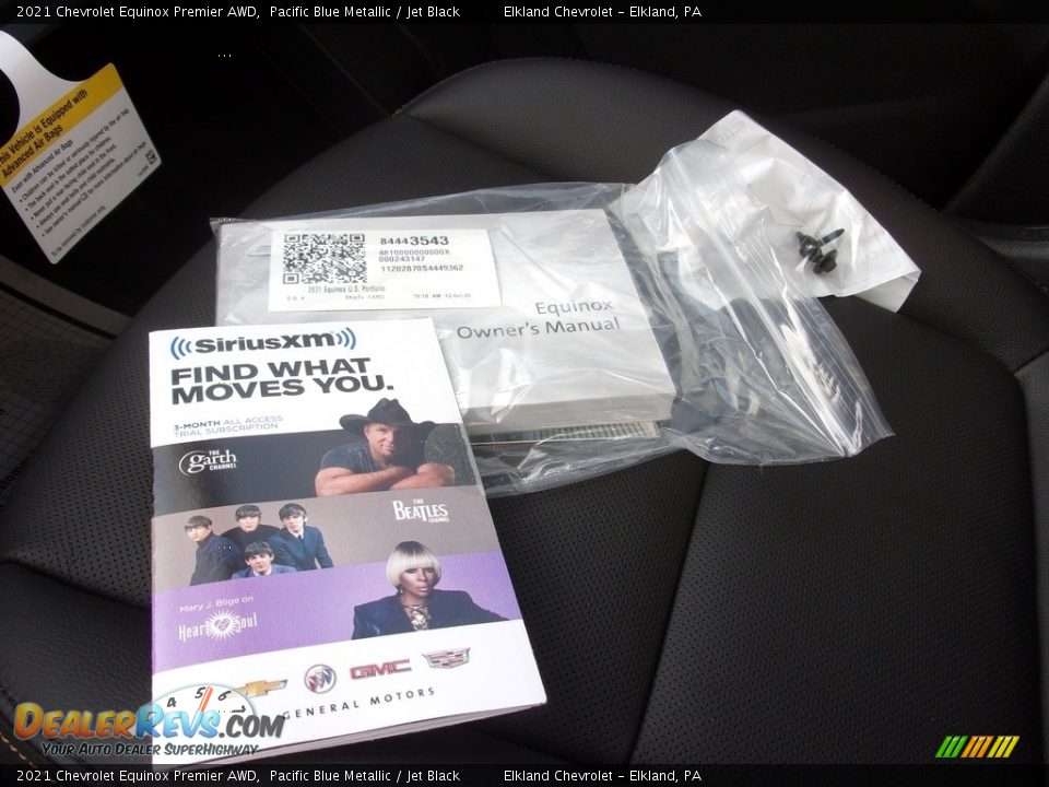 2021 Chevrolet Equinox Premier AWD Pacific Blue Metallic / Jet Black Photo #29