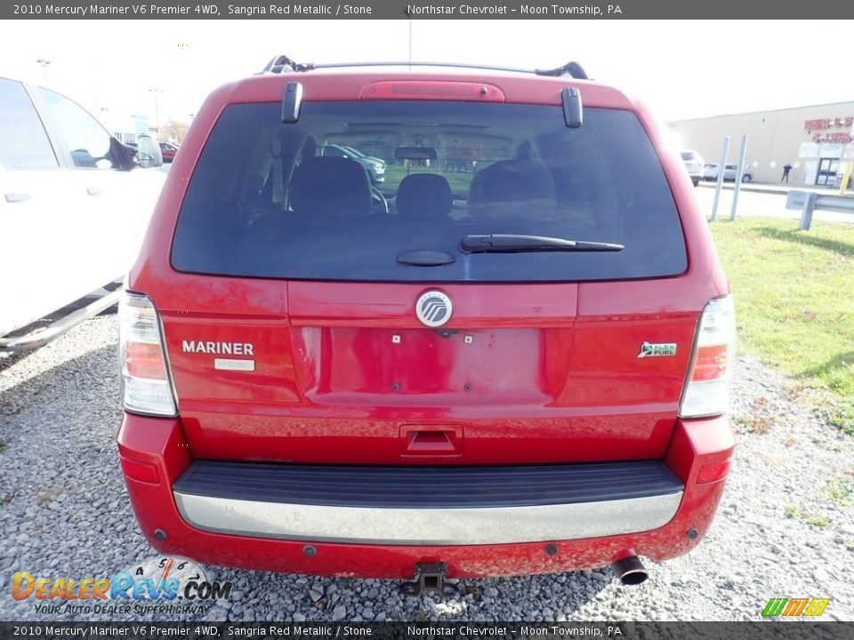 2010 Mercury Mariner V6 Premier 4WD Sangria Red Metallic / Stone Photo #3