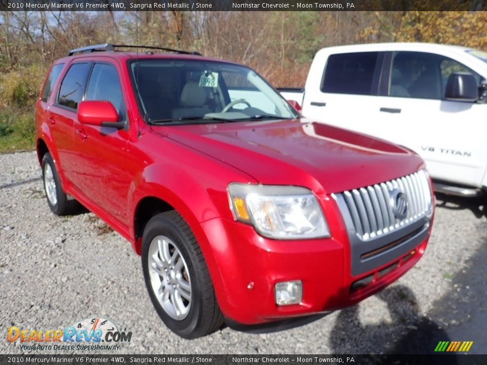 2010 Mercury Mariner V6 Premier 4WD Sangria Red Metallic / Stone Photo #5