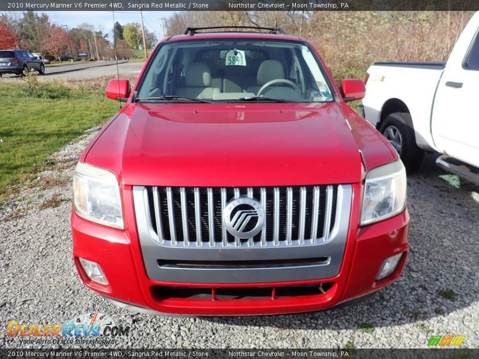 2010 Mercury Mariner V6 Premier 4WD Sangria Red Metallic / Stone Photo #6