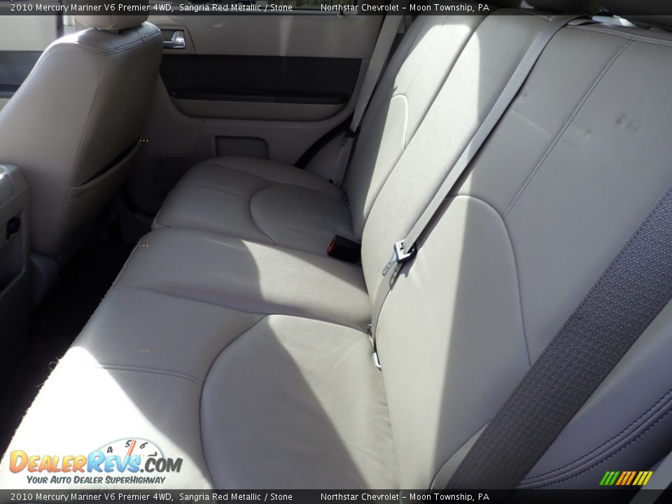 Rear Seat of 2010 Mercury Mariner V6 Premier 4WD Photo #9