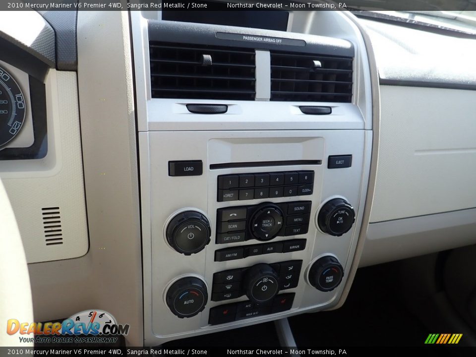 Controls of 2010 Mercury Mariner V6 Premier 4WD Photo #13