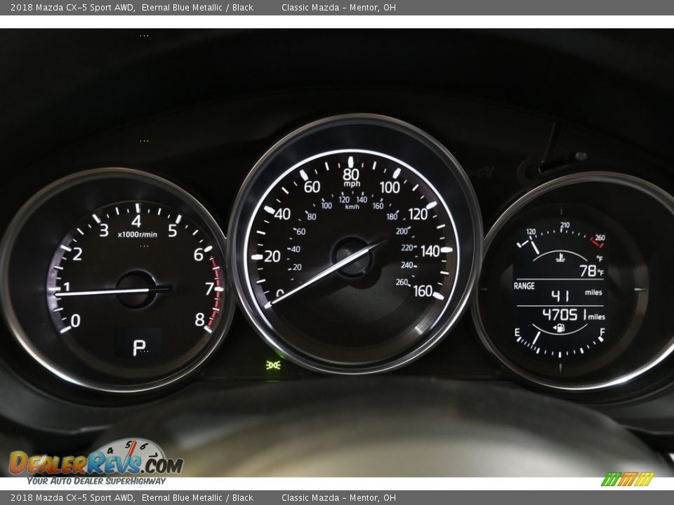 2018 Mazda CX-5 Sport AWD Eternal Blue Metallic / Black Photo #8