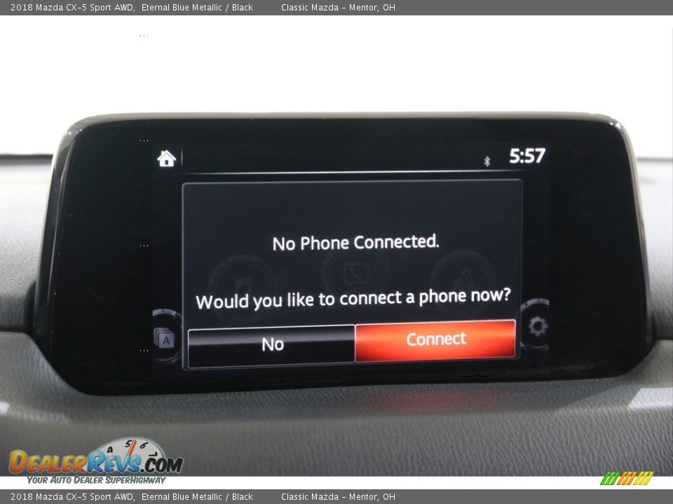 2018 Mazda CX-5 Sport AWD Eternal Blue Metallic / Black Photo #10