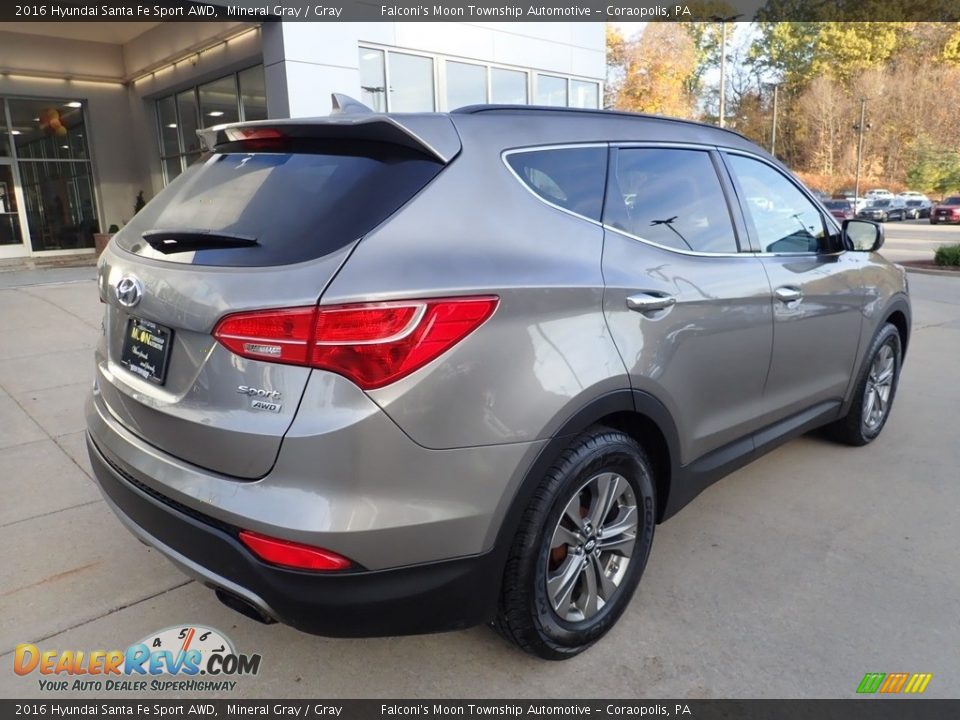 2016 Hyundai Santa Fe Sport AWD Mineral Gray / Gray Photo #2