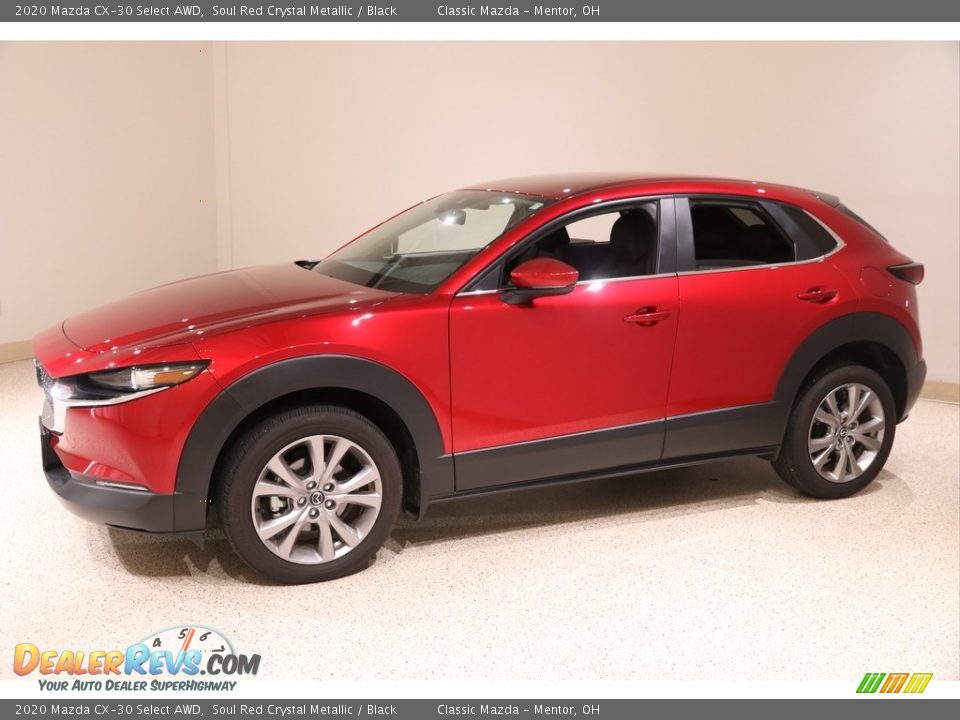 2020 Mazda CX-30 Select AWD Soul Red Crystal Metallic / Black Photo #3