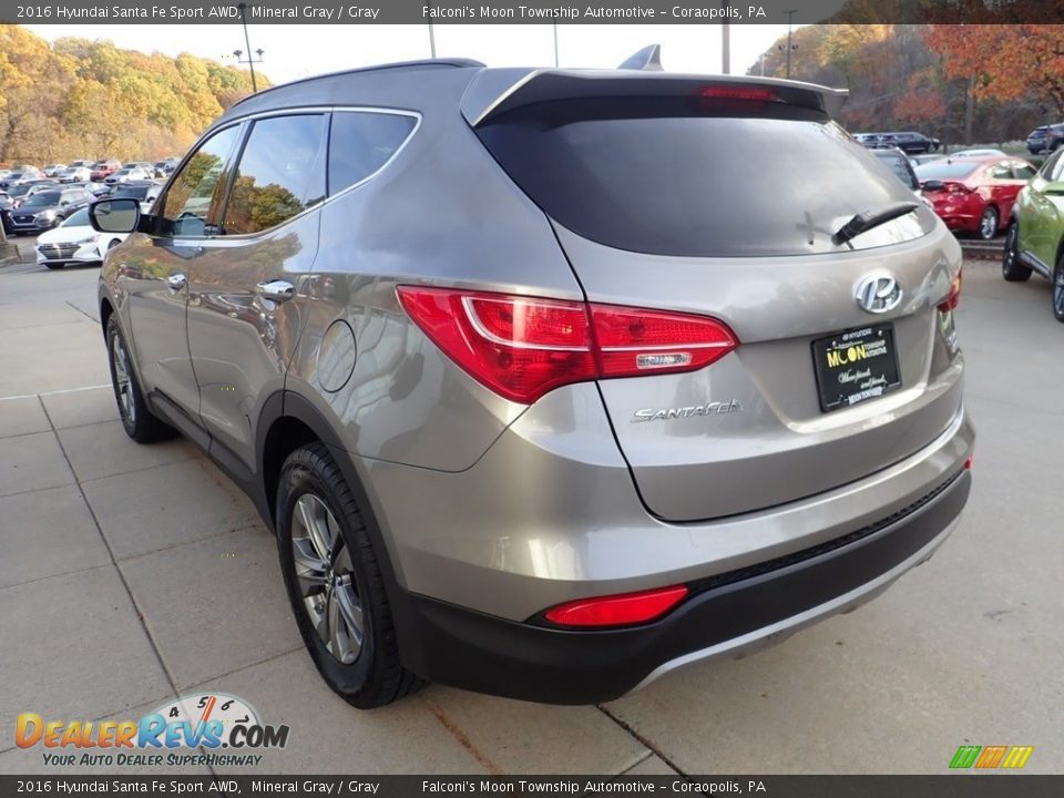 2016 Hyundai Santa Fe Sport AWD Mineral Gray / Gray Photo #5