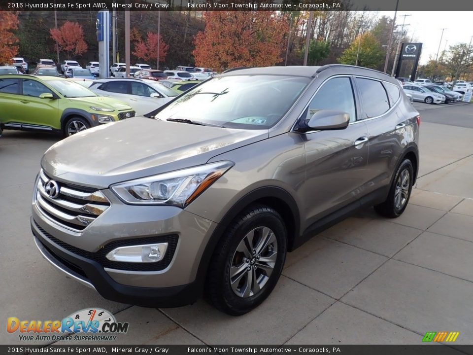 2016 Hyundai Santa Fe Sport AWD Mineral Gray / Gray Photo #7