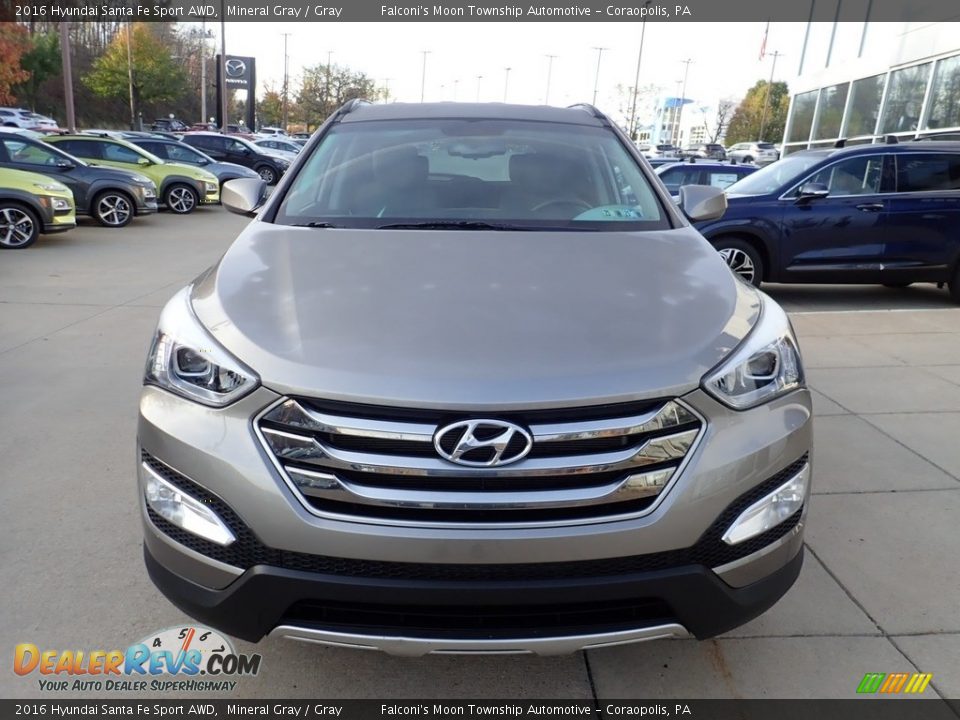 2016 Hyundai Santa Fe Sport AWD Mineral Gray / Gray Photo #8