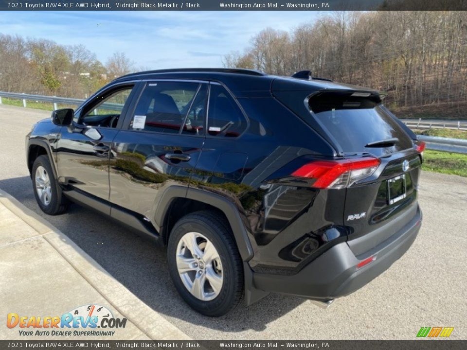 2021 Toyota RAV4 XLE AWD Hybrid Midnight Black Metallic / Black Photo #2