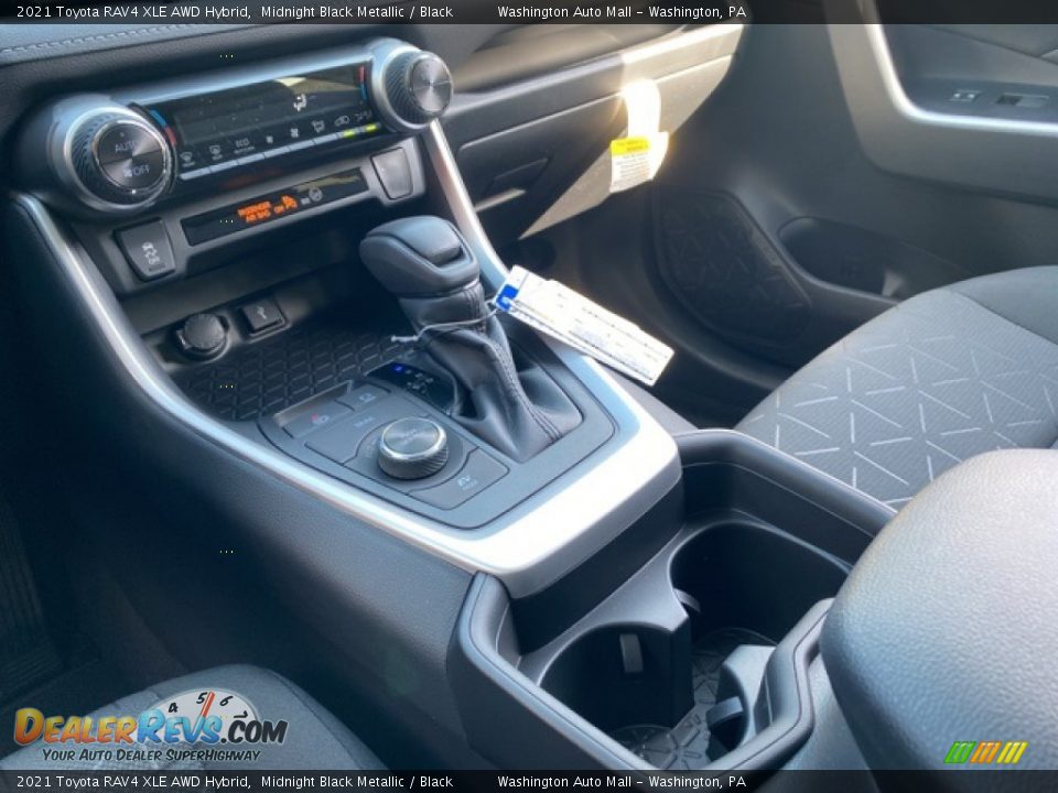 2021 Toyota RAV4 XLE AWD Hybrid Midnight Black Metallic / Black Photo #5