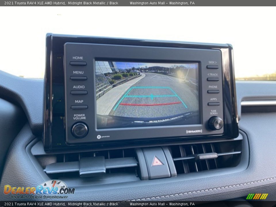 2021 Toyota RAV4 XLE AWD Hybrid Midnight Black Metallic / Black Photo #10