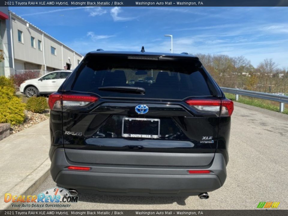 2021 Toyota RAV4 XLE AWD Hybrid Midnight Black Metallic / Black Photo #15