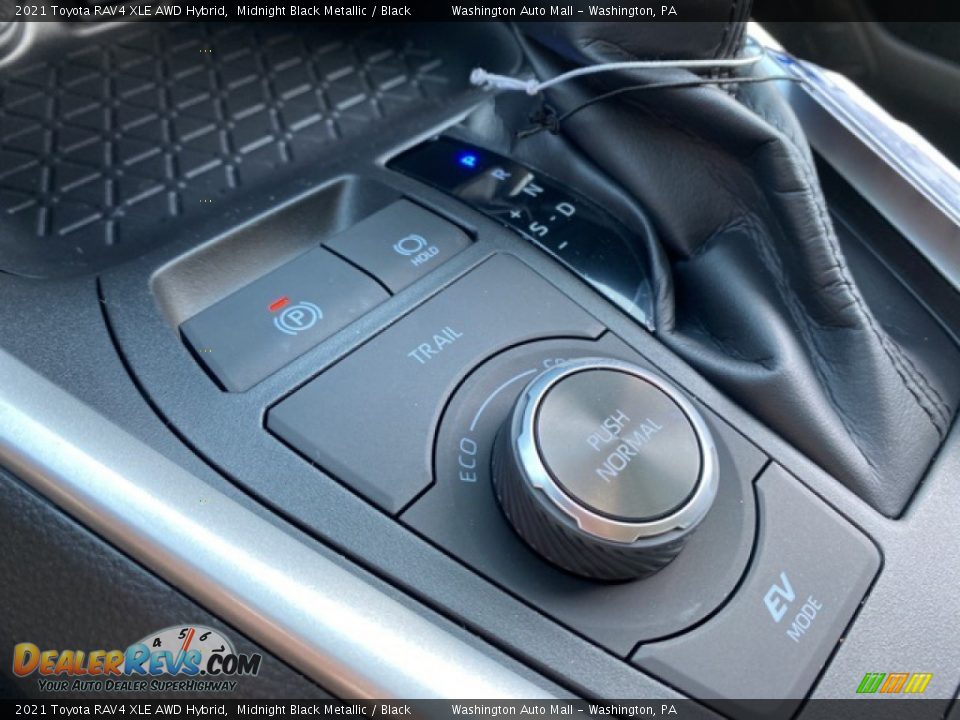 2021 Toyota RAV4 XLE AWD Hybrid Midnight Black Metallic / Black Photo #17