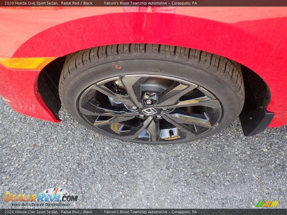 2020 Honda Civic Sport Sedan Rallye Red / Black Photo #2