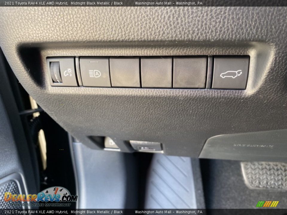 2021 Toyota RAV4 XLE AWD Hybrid Midnight Black Metallic / Black Photo #18