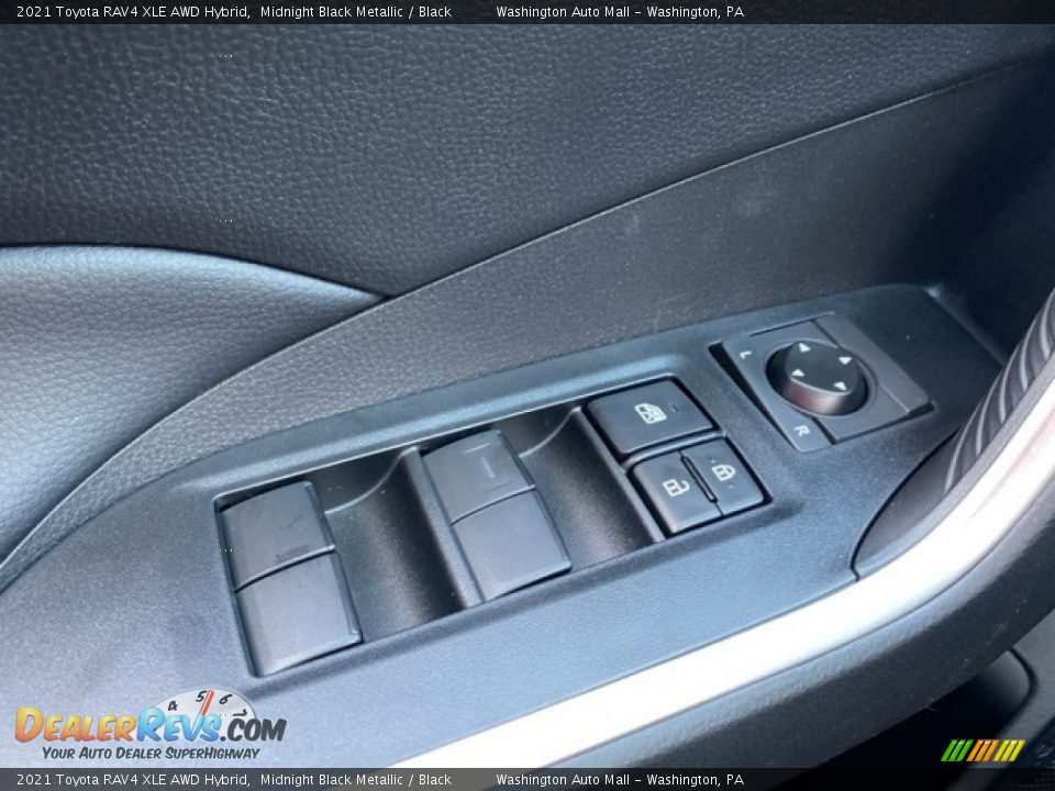 2021 Toyota RAV4 XLE AWD Hybrid Midnight Black Metallic / Black Photo #20