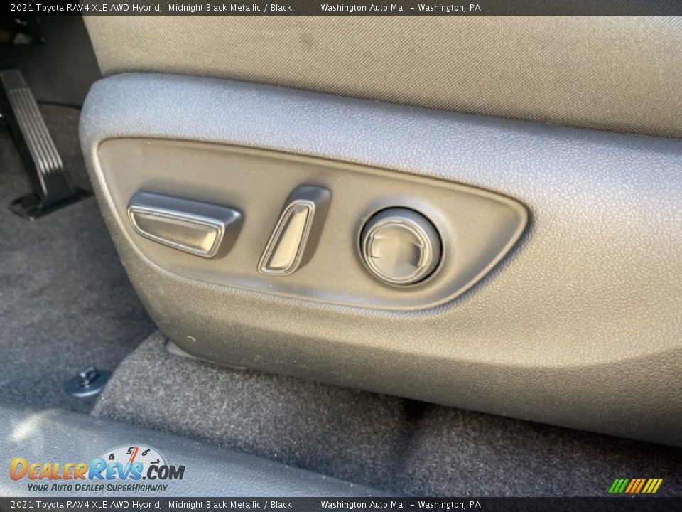 2021 Toyota RAV4 XLE AWD Hybrid Midnight Black Metallic / Black Photo #23