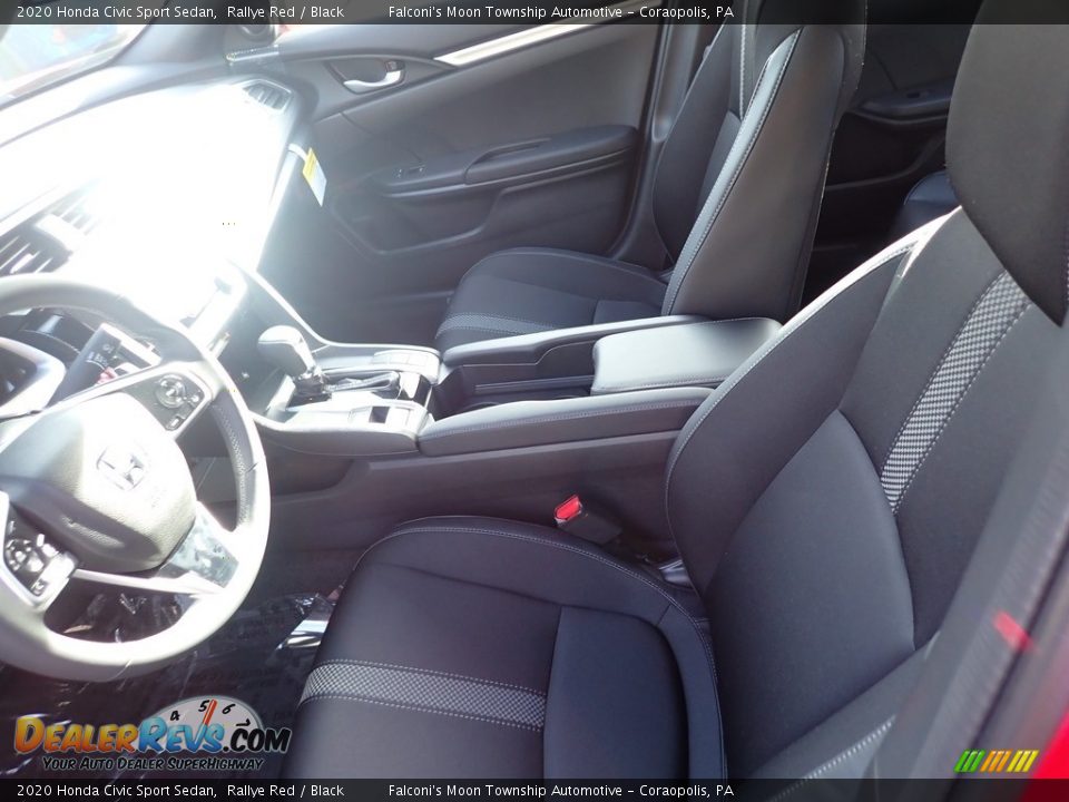 2020 Honda Civic Sport Sedan Rallye Red / Black Photo #8